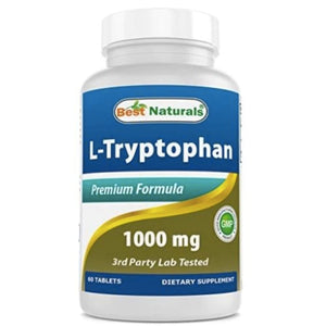 L-Tryptophan 1000 mg Sleep & Relaxation Sleeping Aids SUPPS247 