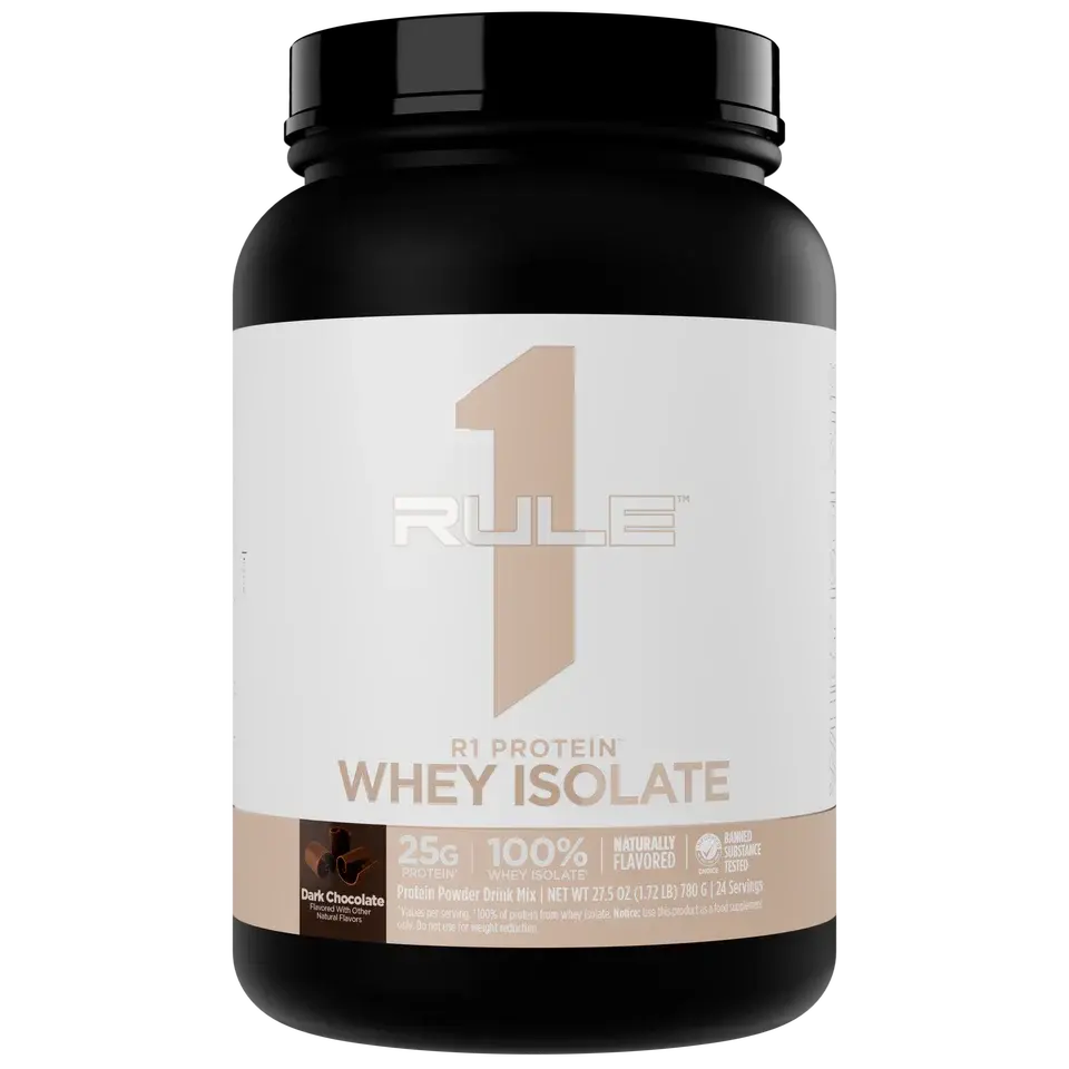 Rule 1 R1 Protein WPI 2LB Naturally Flavoured Dark Chocolate - Image 19