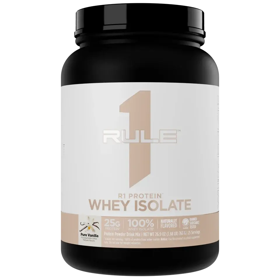 Rule 1 R1 Protein WPI 2LB Naturally Flavoured Pure Vanilla - Image 20