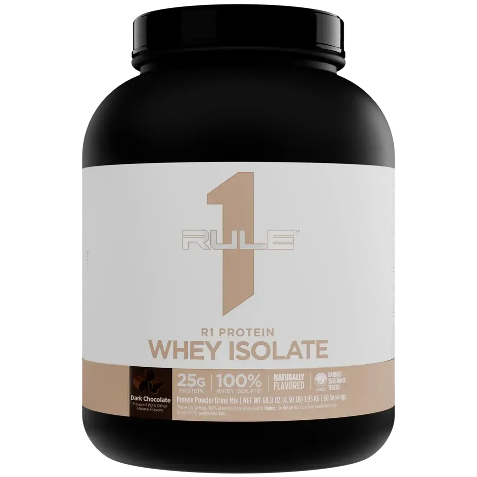 Rule 1 R1 Protein WPI 5LB Naturally Flavoured Dark Chocolate - Image 33