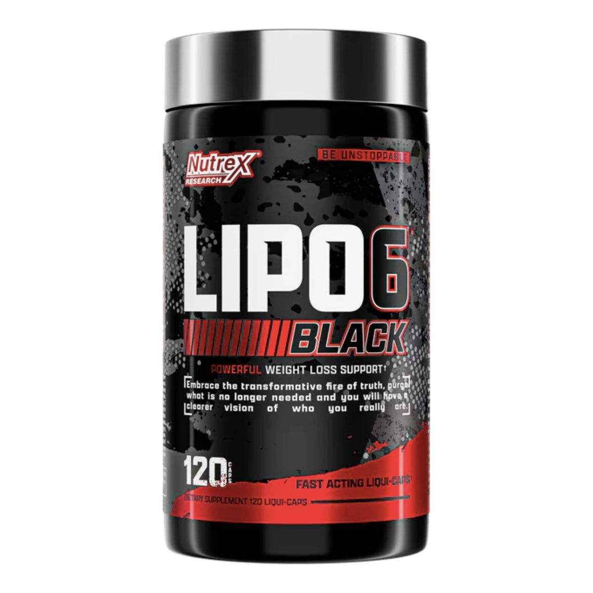 Lipo 6 Black by Nutrex Research weight loss Nutrex Research 120 Counts  - Image 1