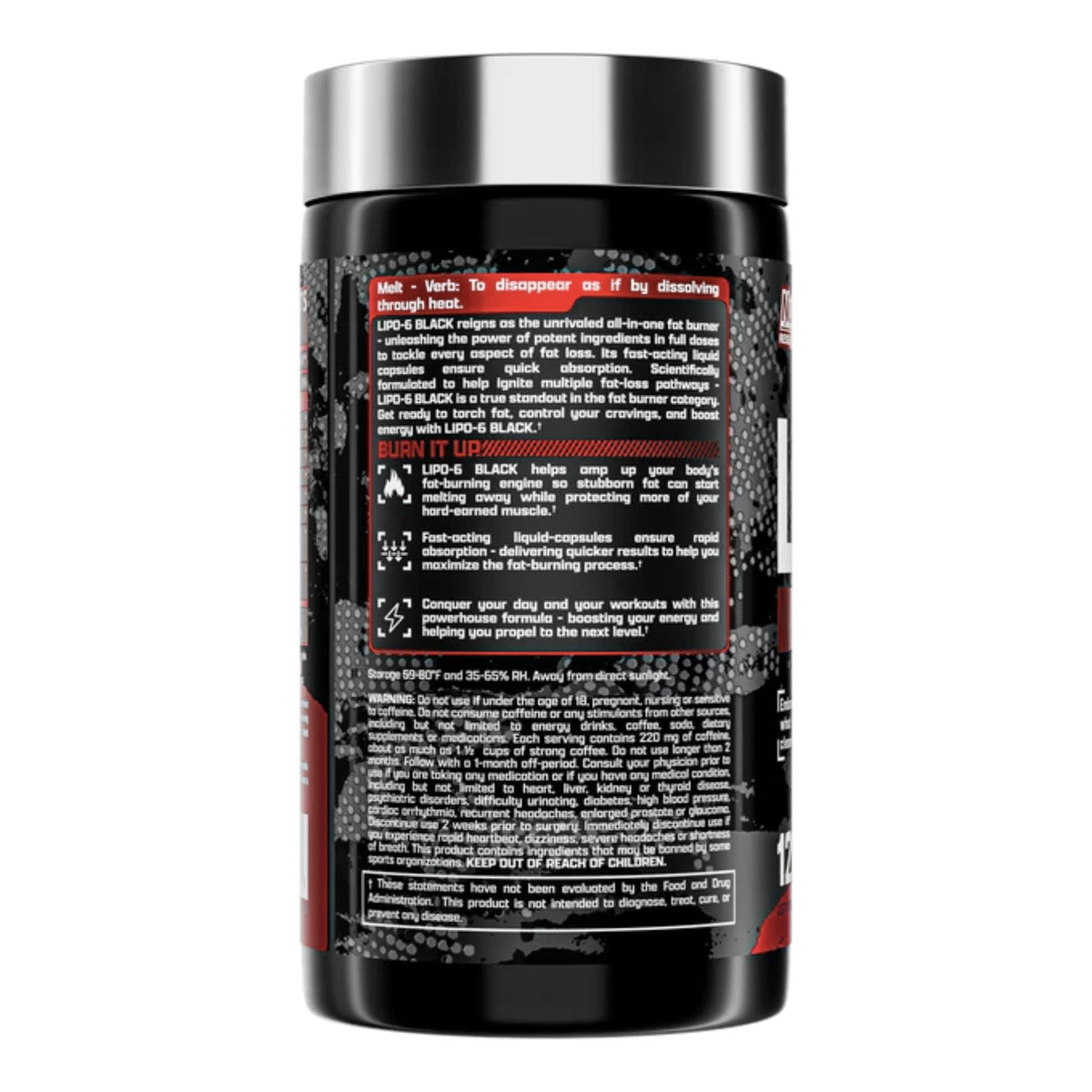 Lipo 6 Black by Nutrex Research weight loss Nutrex Research  - Image 2