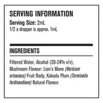 Life Cykel Lion's Mane Liquid Extract Mushrooms Life Cykel 