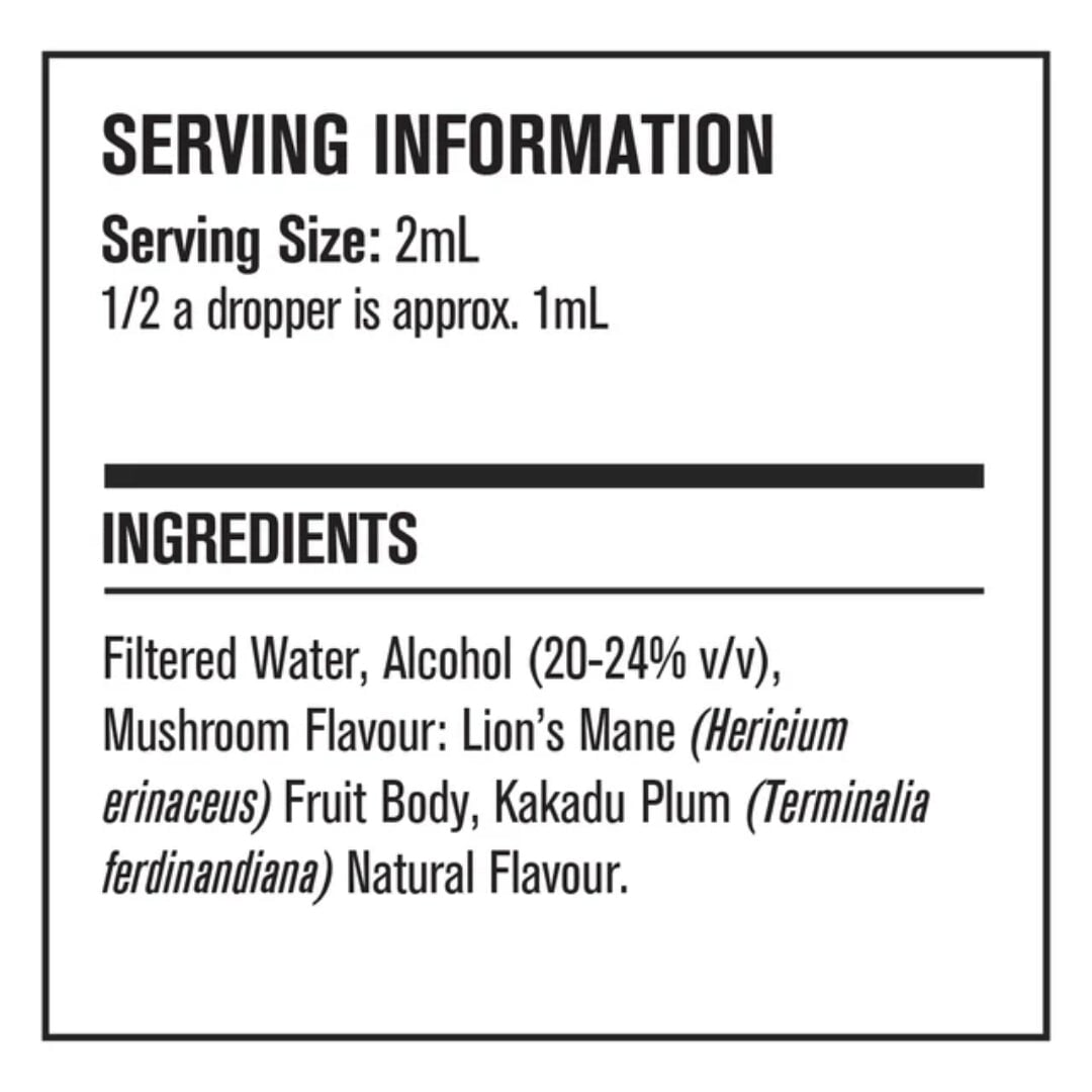 Life Cykel Lion's Mane Liquid Extract Mushrooms Life Cykel 