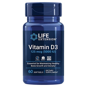 Life Extension Vitamin D3 5000 iu Vitamin D SUPPS247 
