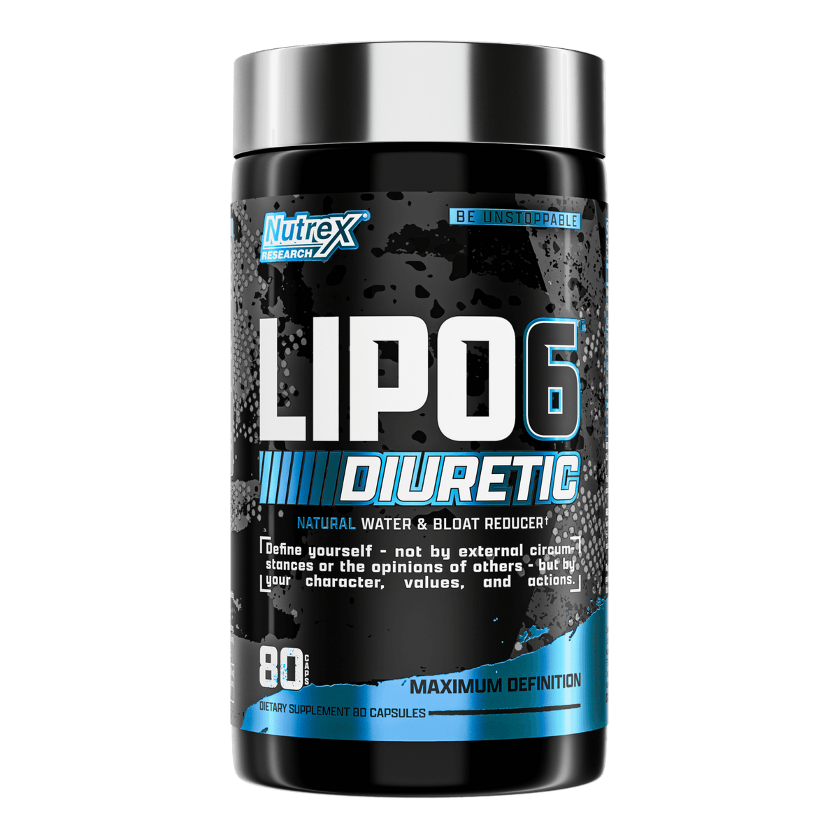Nutrex Research Lipo-6 Black Diuretic – 80 Capsules - Image 1