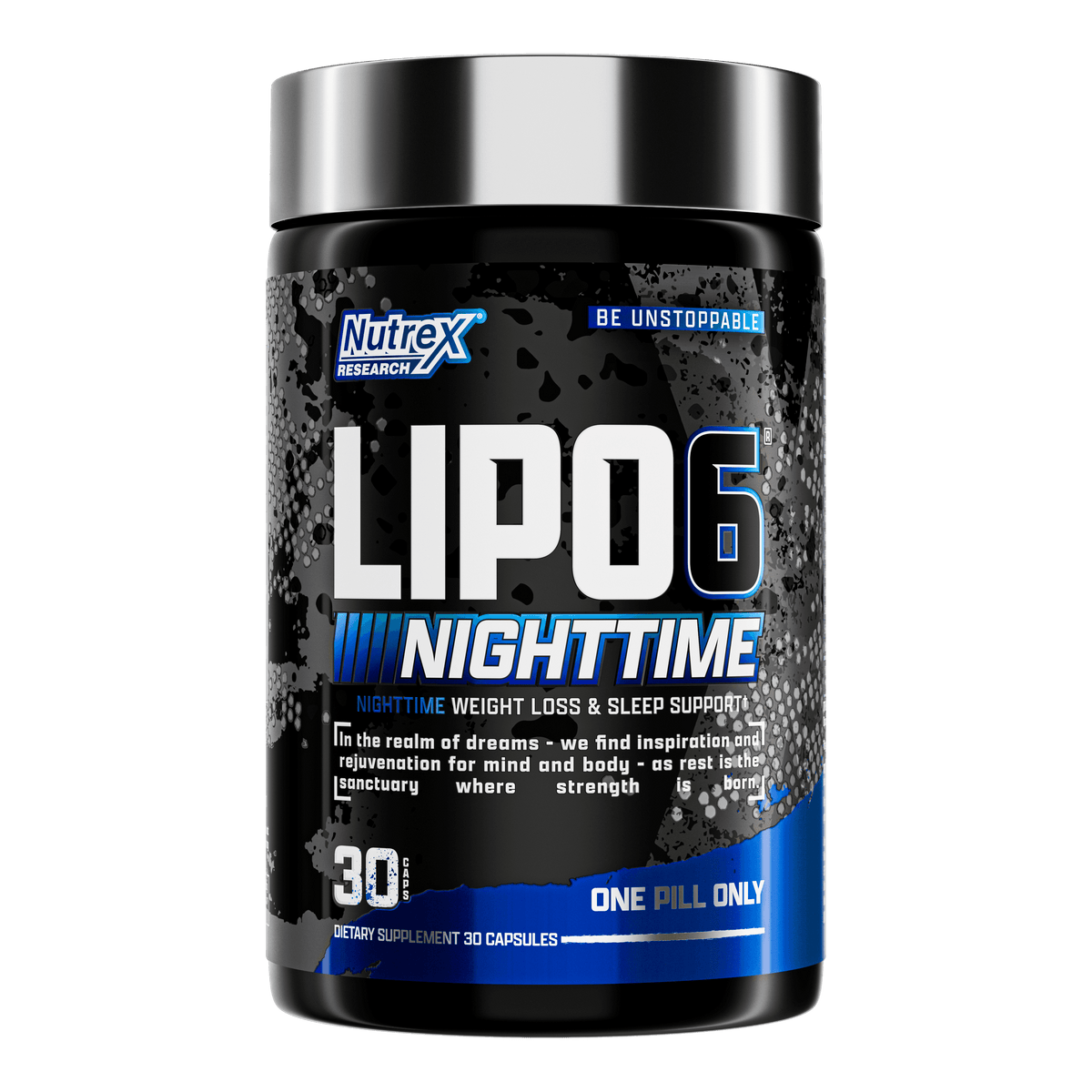 Nutrex Research Lipo-6 Black Nighttime – 30 Capsules