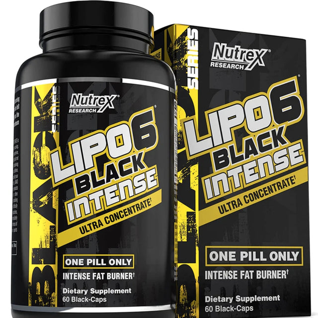 Lipo 6 Black Intense Ultra Concentrate by Nutrex Research FAT BURNER NUTREX 