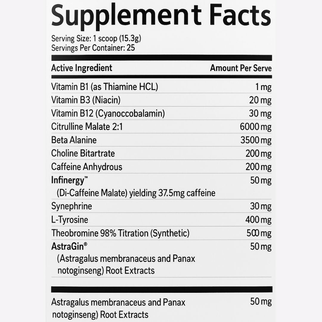 Chaotic Rage Preworkout by Mad House Innovations unknown  - Image 4