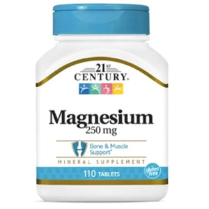Magnesium 250 mg by 21st Century Magnesium SUPPS247 