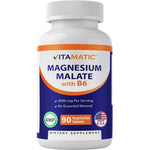 Magnesium Malate with B6 by Vitamatic Magnesium Vitamatic 