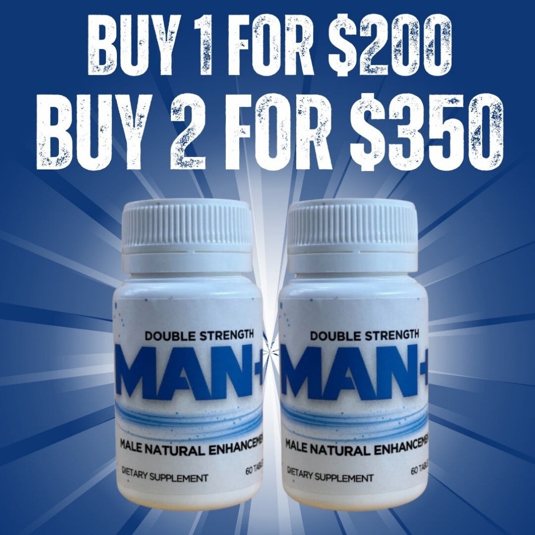 Man Plus Double Strength Male Natural Enhancement Vitamins & Supplements unknown Buy 2 