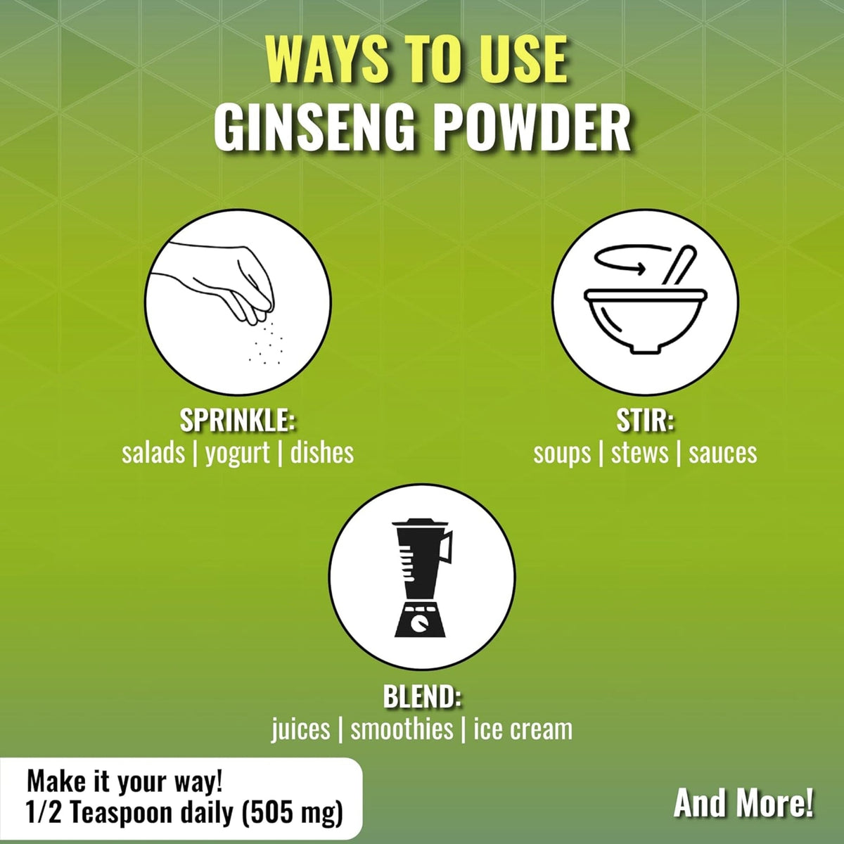 Mecisco Gluten Free 6in1 Ginseng 3205 Mg Ginseng SUPPS247  - Image 6