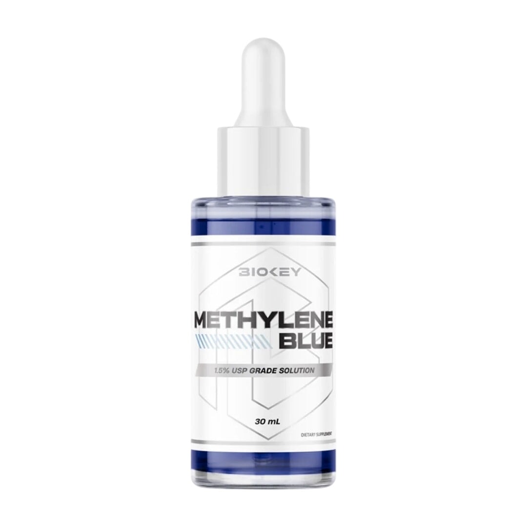 Methylene Blue Solution 1.5% USP Grade by Biokey Vitamins & Supplements BIOKEY  - Image 1