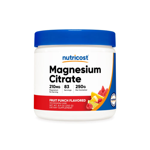 Nutricost Magnesium Citrate Powder Fruit Punch