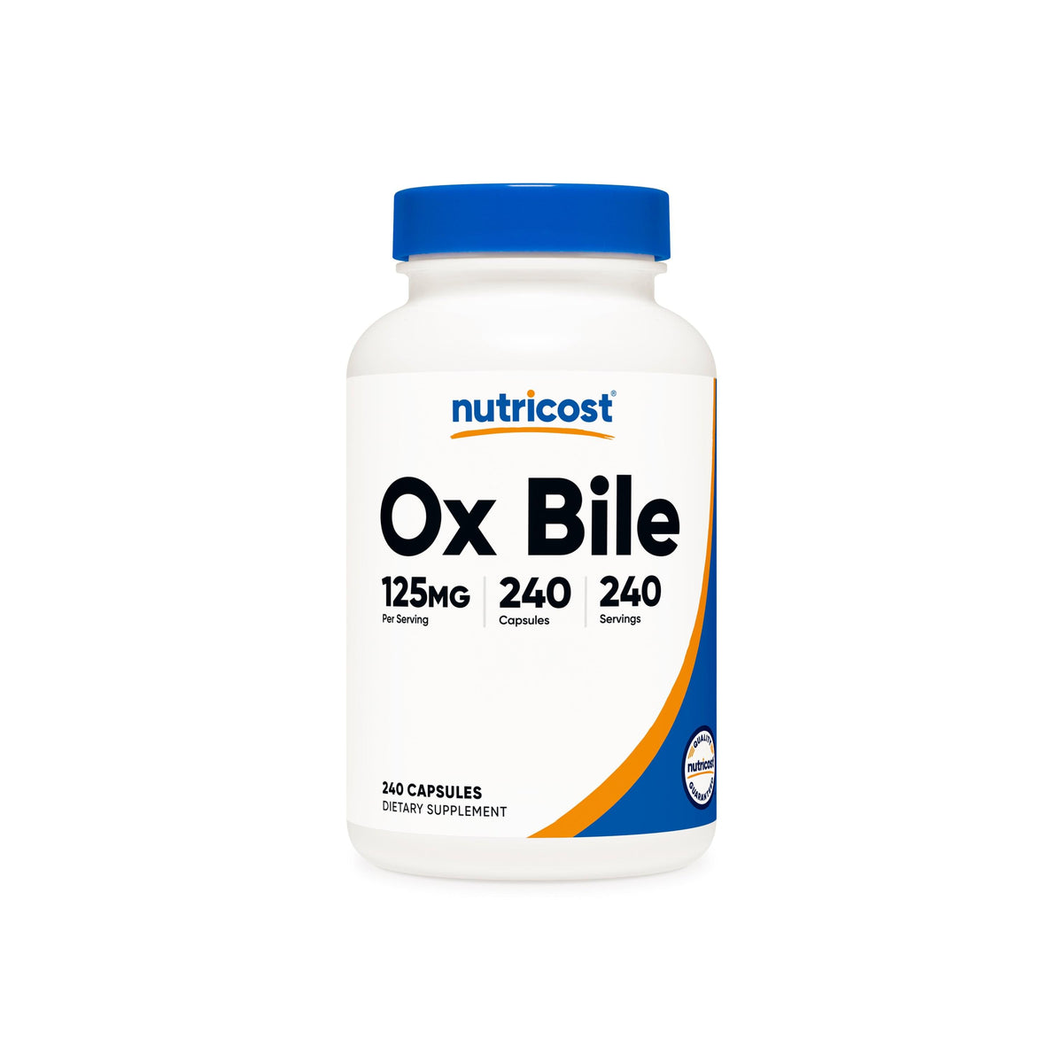 Nutricost Ox Bile Capsules 125mg 240 Count