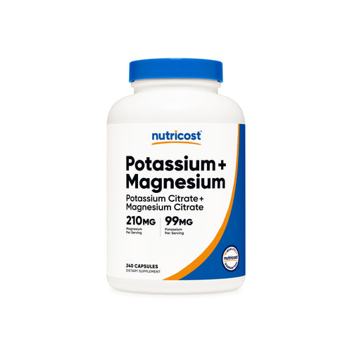 Nutricost Potassium + Magnesium 240 count
