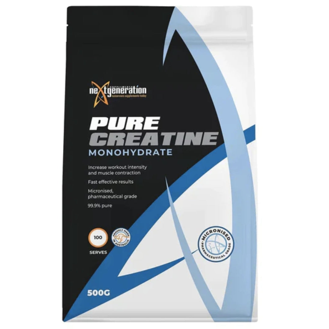 Next Generation's Pure Creatine Monohydrate 500mg CREATINE SUPPS247 