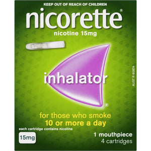 Nicorette Quit Smoking Inhalator 4-Pack GENERAL HEALTH SUPPS247 
