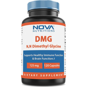 Nova Nutritions DMG 125 mg 120 Counts immune booster SUPPS247 
