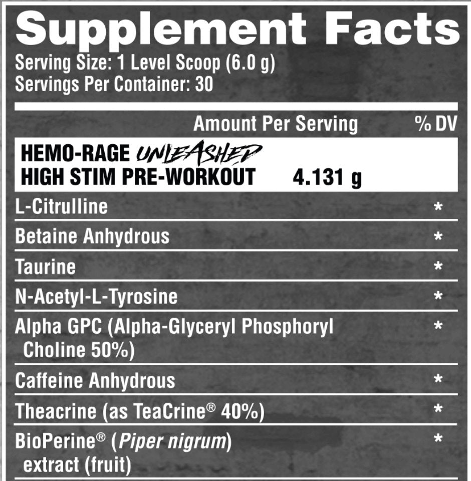 Hemo-Rage Unleashed by NUTREX General NUTREX  - Image 2
