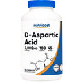 Nutricost D-Aspartic Acid (DAA) Capsules 3000mg Per Serving (180 Capsules)