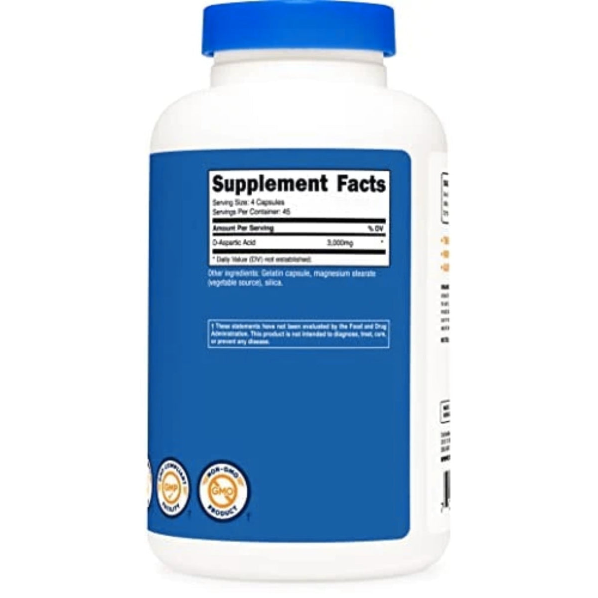 Nutricost D-Aspartic Acid 3000mg hormone balance SUPPS247  - Image 3