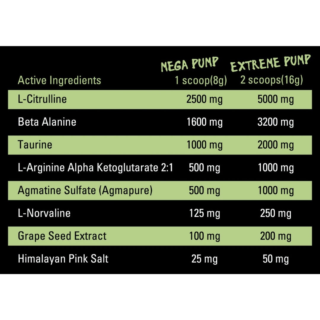 PUMP Non-Stim Pre by Legit Supps Pre-Workout Legit  - Image 3