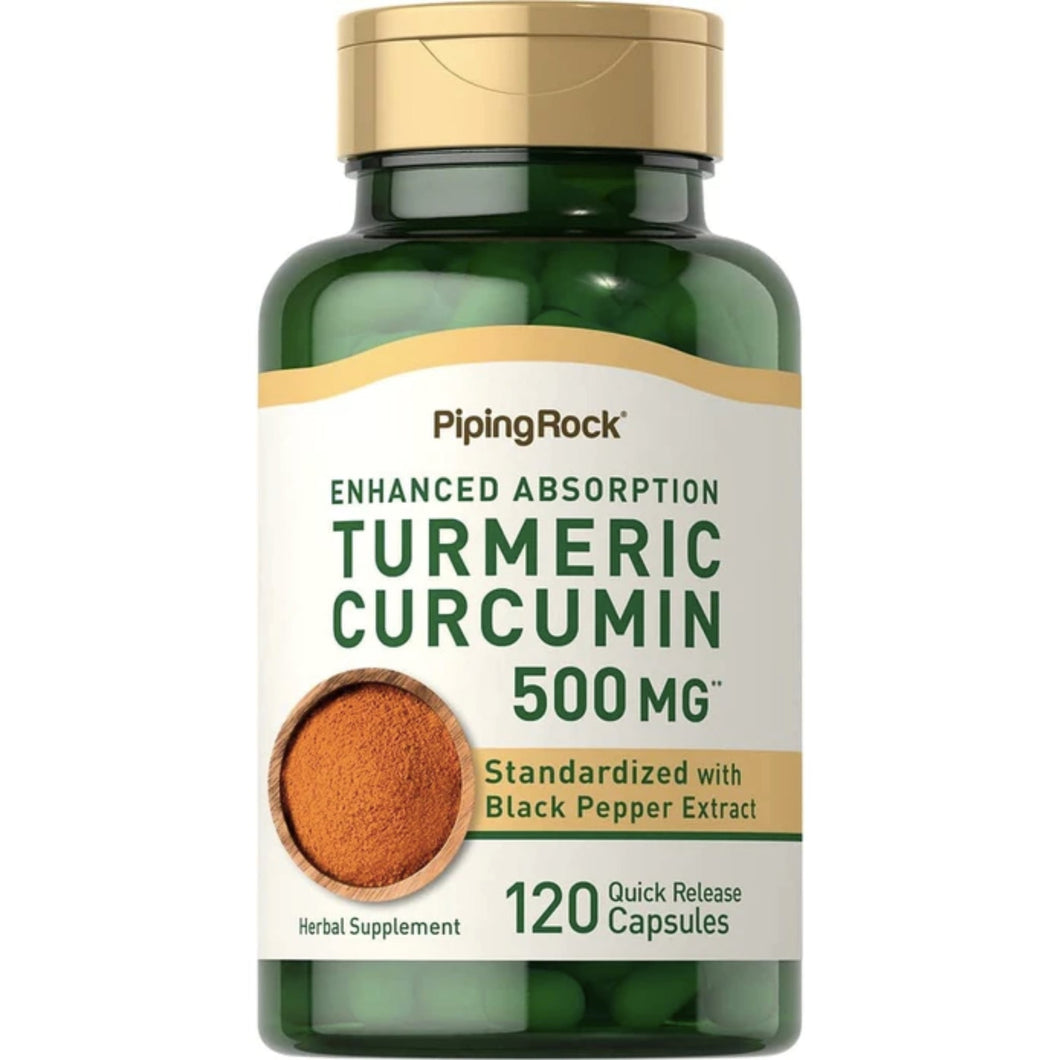 PipingRock Turmeric with Black Pepper Extract Turmeric SUPPS247 