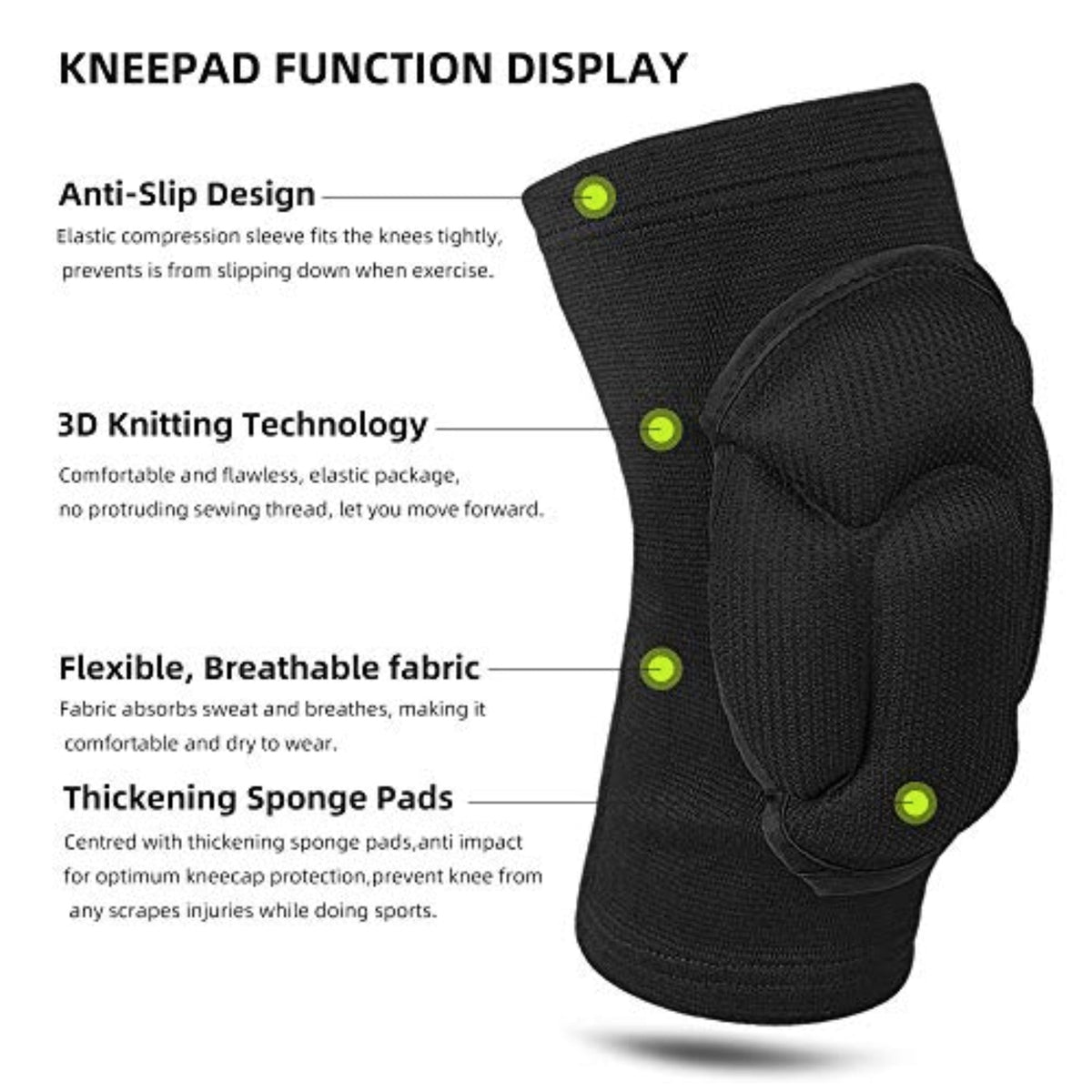 Protective Knee Pads - Pair Gym accessories SUPPS247  - Image 5