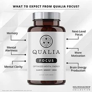 Qualia FOCUS for Memory And Motivation FOCUS & ENERGY SUPPS247 