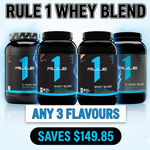 R1 Whey Blend 2lb Triple Pack Mix & Match by Rule 1 Proteins (3 Tubs)