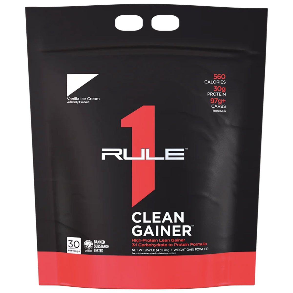 R1 Clean Gainer by Rule One GAINER RULE 1 Vanilla 30 Serves  - Image 7