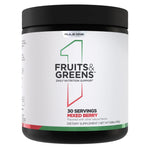 R1 Energized Fruits & Greens by Rule One Nitric Oxide Boosters RULE1 30 Serves Mixed Berry 