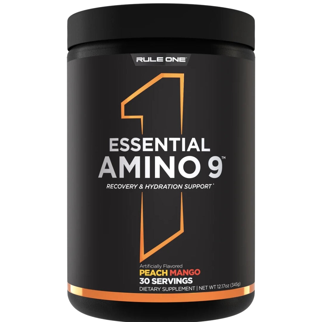 R1 Essential Amino 9 by Rule One Amino Acids RULE 1 Peach Mango  - Image 3