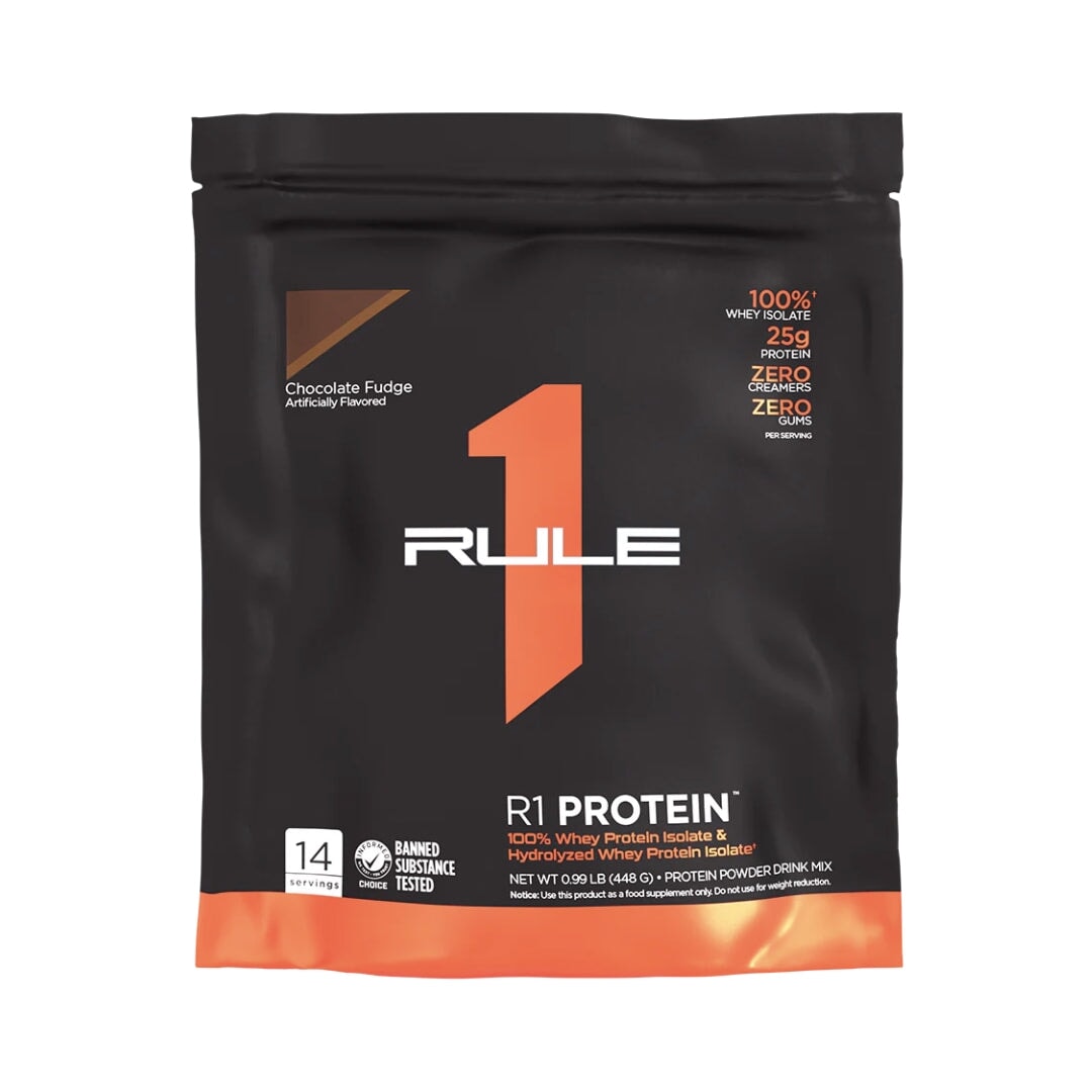 R1 Protein WPI by Rule 1 Proteins 1lbs PROTEIN RULE 1 Chocolate Fudge 