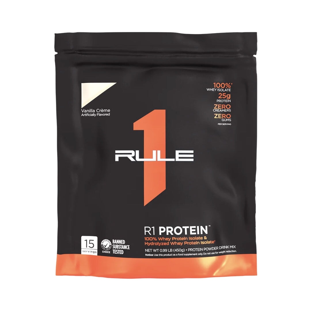 R1 Protein WPI by Rule 1 Proteins 1lbs PROTEIN RULE 1 Vanilla Creme 