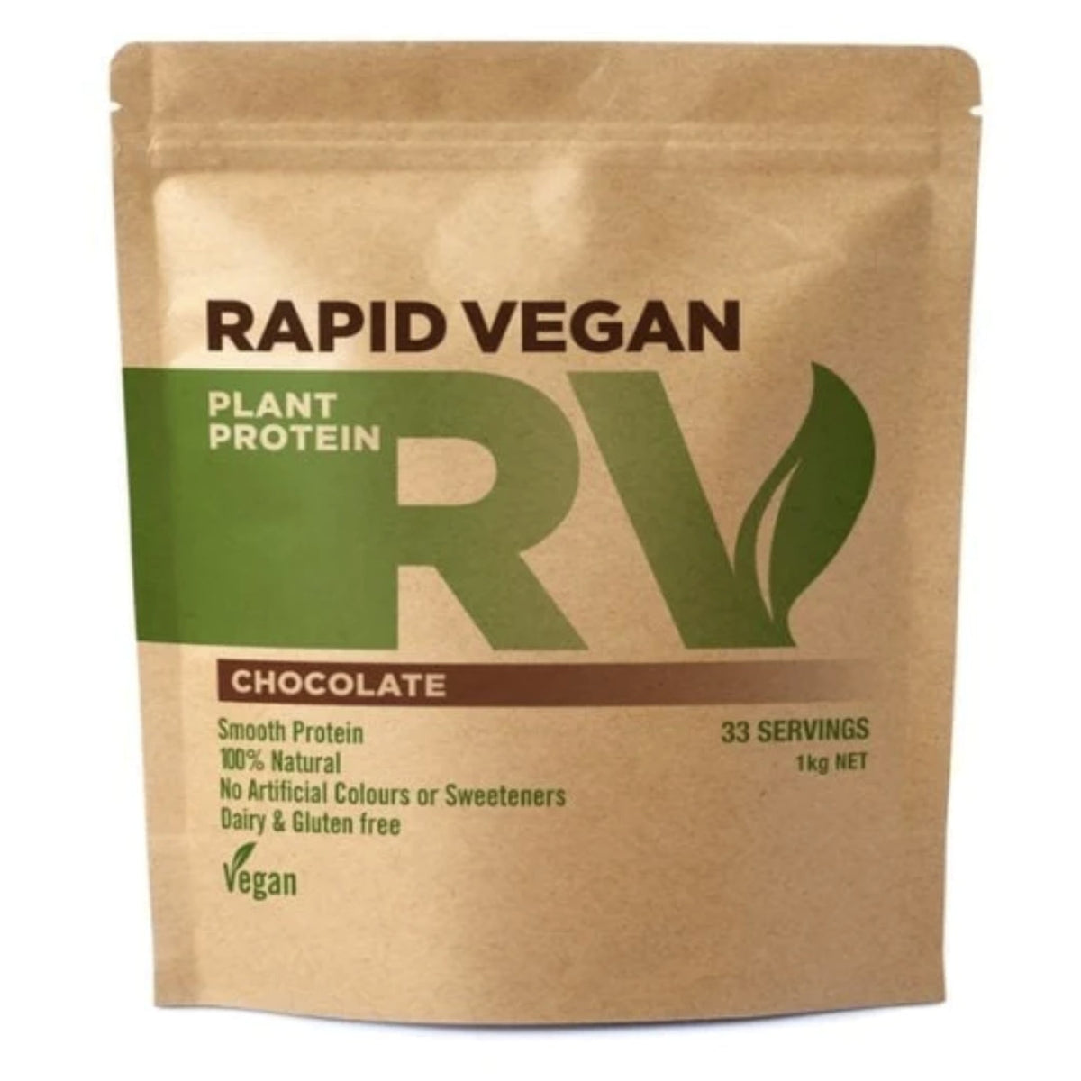 Rapid Vegan by Rapid Supplements 1kg Vegan Protein SUPPS247  - Image 1