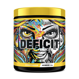 DEFICIT by Faction Labs PRE WORKOUT SUPPS247 SHERBET 
