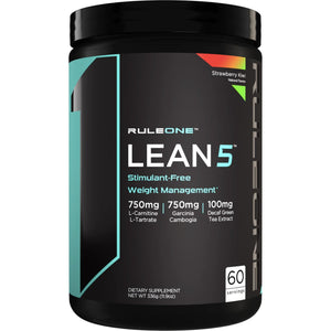 R1 LEAN 5 by Rule 1 WEIGHT MANAGEMENT SUPPS247 Strawberry Kiwi 60 serves 
