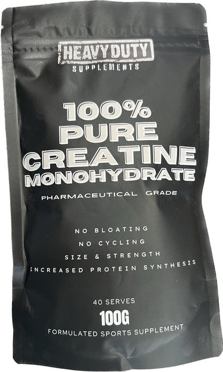 Creatine Monohydrate (100gm)- Heavy duty General HEAVY DUTY 