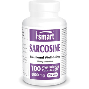 Supersmart Sarcosine 3000 mg for Emotional Wellbeing cognitive support SUPPS247 