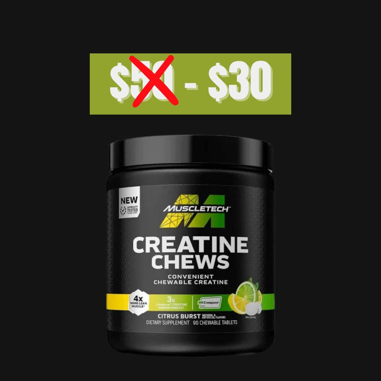 Muscletech Creatine Chews CREATINE Amazon 