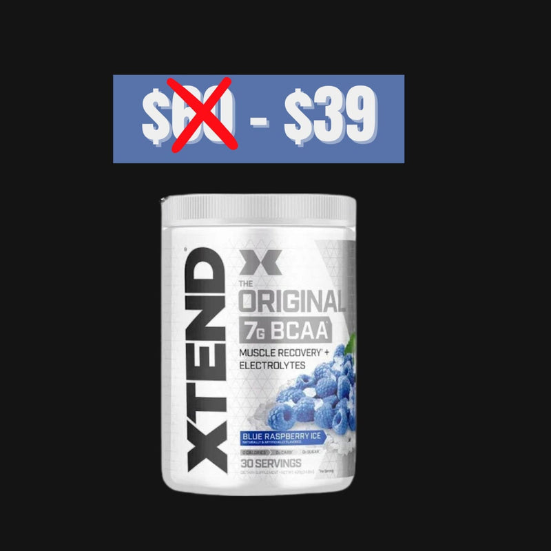 Xtend Original BCAA by Scivation 30 Serves BCAAs SCIVATION Blue Raspberry 