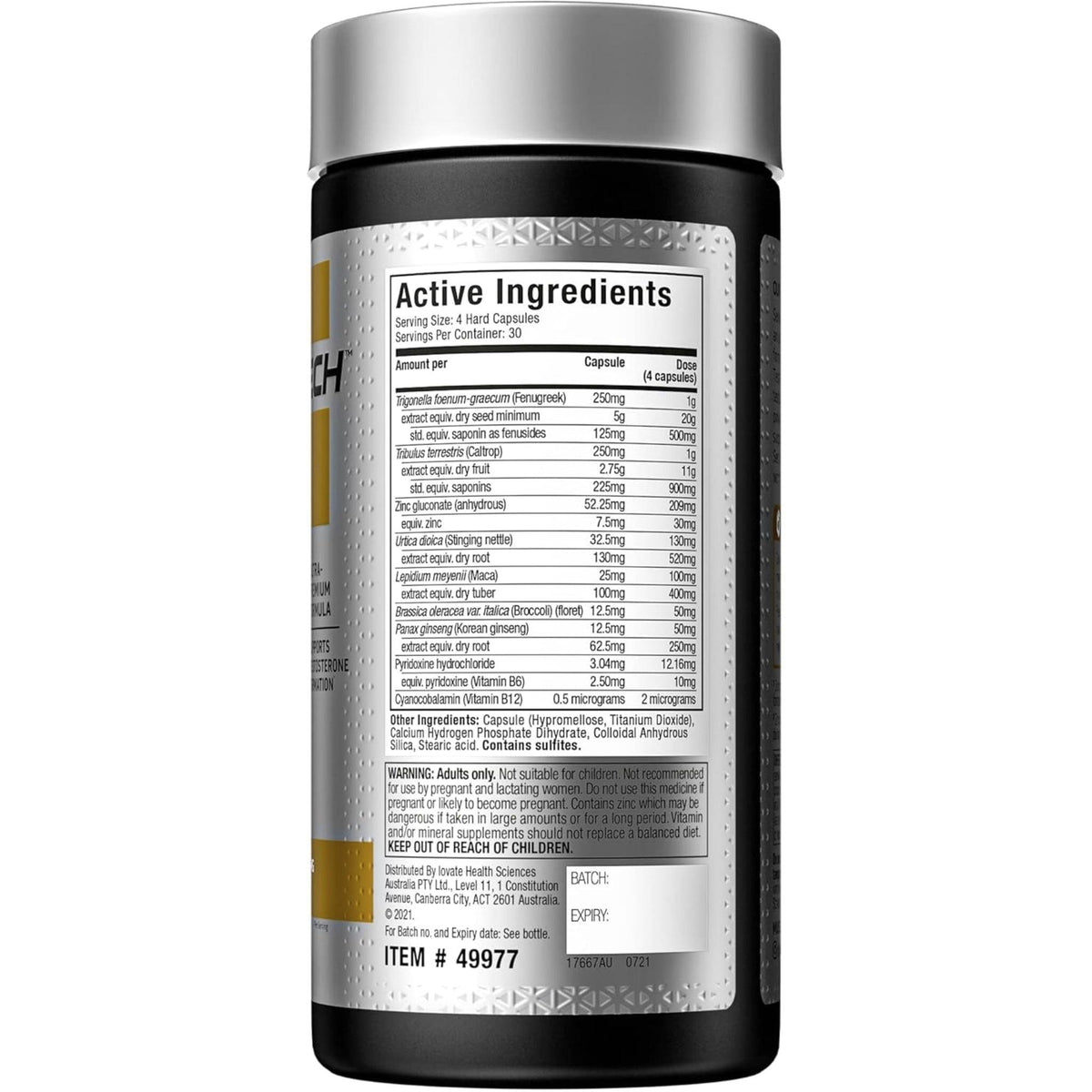 Stacking Muscletech Test HD Elite by MuscleTech - Premium Supplement | Supps247