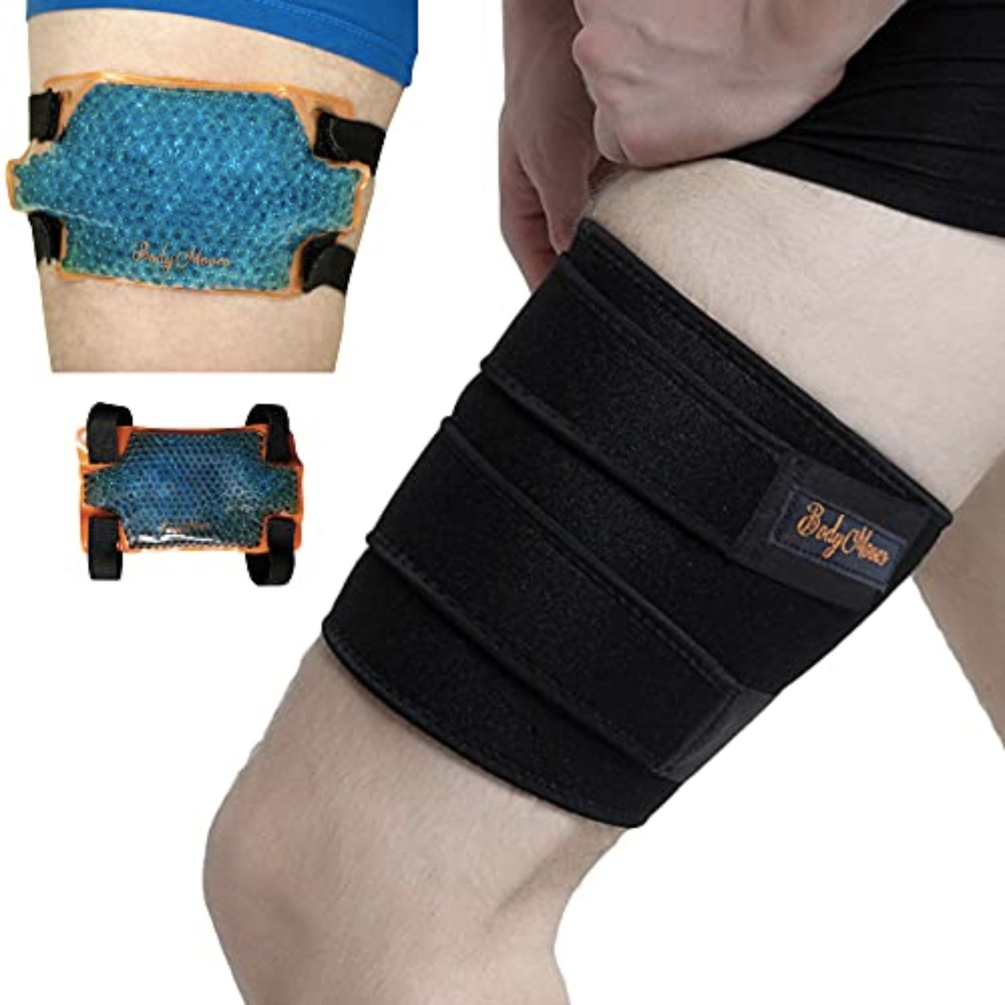 Thigh and Hamstring Brace Wrap with Hot and Cold Pack – supps247