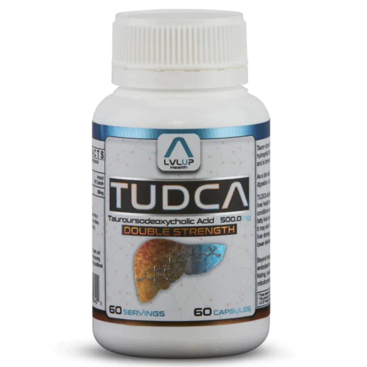 Tudca Double Strength 500mg by LVLUP liver support SUPPS247  - Image 1