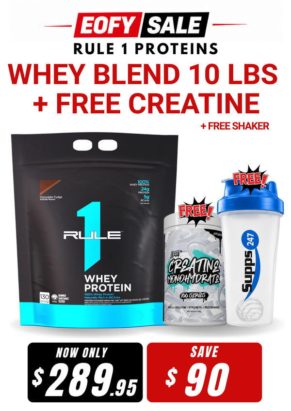 R1 Whey Protein Blend 10lbs + FREE Legit Creatine