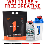 R1 Whey Protein Isolate 10lbs + FREE creatine