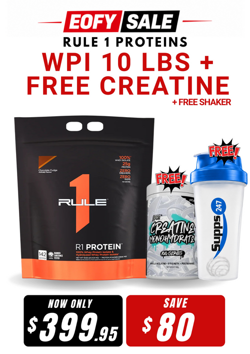 R1 Whey Protein Isolate 10lbs + FREE creatine